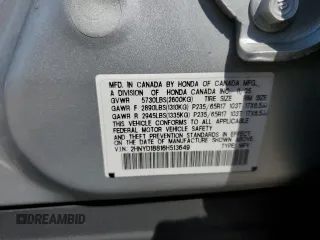 2006 Acura MDX Touring w/Navi with VIN 2HNYD18816H513649, listed as a Copart auction lot 48878295 with 212,351 mi miles and Salvage Title. Bid and sale history available at carsss.com. Image 14.
