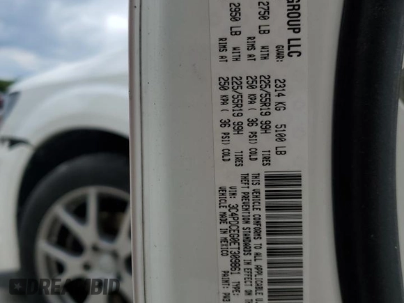 2014 Dodge Journey R/T with VIN 3C4PDCEG0ET309861, listed as a Copart auction lot 55318185 with 185,526 mi miles and Salvage title. Bid and sale history available at DreamBid. Image 13.