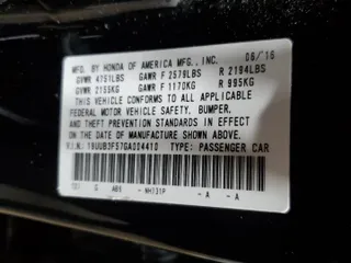 2016 Acura TLX V6 Tech with VIN 19UUB3F57GA004410, listed as a Copart auction lot 49732025 with 71,026 mi miles and Salvage Title. Bid and sale history available at carsss.com. Image 12.