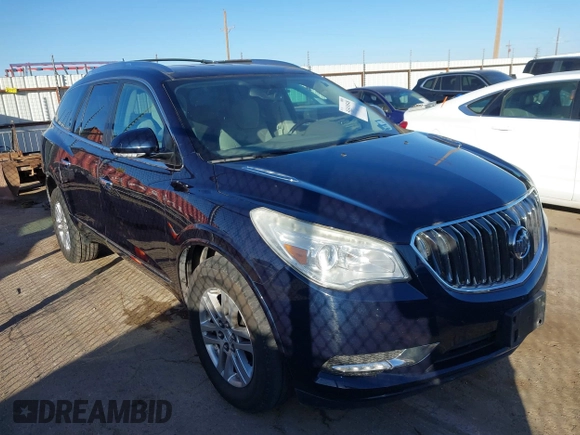 2015 Buick Enclave Convenience with VIN 5GAKRAKD5FJ385788, listed as a IAAI auction lot 41410548 with 107,368 mi miles and . Bid and sale history available at carsss.com. Image 1.