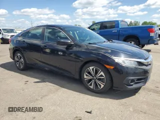 2018 Honda Civic EX-L z VIN 19XFC1F77JE200457, wystawiony jako Copart lot #55989755 z przebiegiem 95 080 mil mil oraz Szkoda całkowita • Salvage title. Historia ofert i sprzedaży dostępna na DreamBid. Obrazek 4.