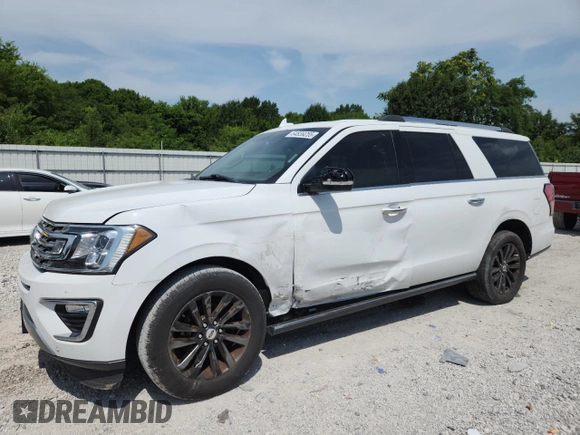 2019 Ford Expedition Max Limited with VIN 1FMJK2AT0KEA28840, listed as a Copart auction lot 64839255 with 131,855 mi miles and Clean title. Bid and sale history available at DreamBid. Image 1.