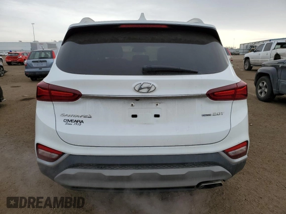 2019 Hyundai Santa Fe Ultimate with VIN 5NMS5CAA8KH022544, listed as a Copart auction lot 71146552 with 46,417 mi miles. Bid and sale history available at carsss.com. Image 6.