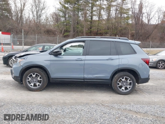 2022 Honda Passport TrailSport with VIN 5FNYF8H61NB018170, listed as a IAAI auction lot 41503190 with 21,469 mi miles and . Bid and sale history available at DreamBid. Image 14.