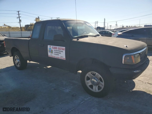 1997 Ford Ranger XL with VIN 1FTCR14A8VPB19246, listed as a Copart auction lot 79949354 with 153,116 mi miles and Salvage Title. Bid and sale history available at carsss.com. Image 4.