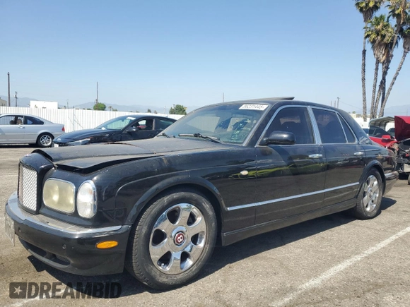2001 Bentley Arnage с VIN SCBLC31E81CX05759, выставлен на аукционе Copart как лот 56231445 с пробегом Не указан миль и Чистый • Clean title. История ставок и продаж доступна на DreamBid. Изображение 1.