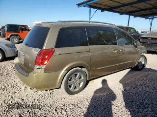 2004 Nissan Quest SE with VIN 5N1BV28U14N364915, listed as a Copart auction lot 87873035 with 190,086 mi miles and Salvage Title. Bid and sale history available at carsss.com. Image 3.