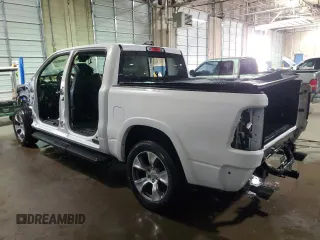 2022 Ram 1500 Laramie with VIN 1C6SRFJT7NN365951, listed as a Copart auction lot 52348575 with Not provided miles and Non repairable. Bid and sale history available at DreamBid. Image 2.
