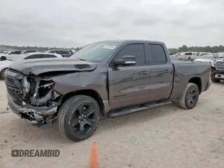 2022 Ram 1500 Big Horn z VIN 1C6SRFBT8NN164011, wystawiony jako Copart lot #58225555 z przebiegiem 10 274 mil mil oraz Szkoda całkowita • Salvage title. Historia ofert i sprzedaży dostępna na DreamBid. Obrazek 1.