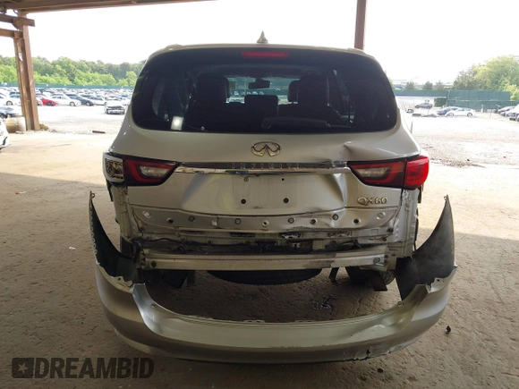 2020 Infiniti QX60 Luxe with VIN 5N1DL0MN4LC531229, listed as a IAAI auction lot 42389359 with 106,545 mi miles and . Bid and sale history available at DreamBid. Image 16.