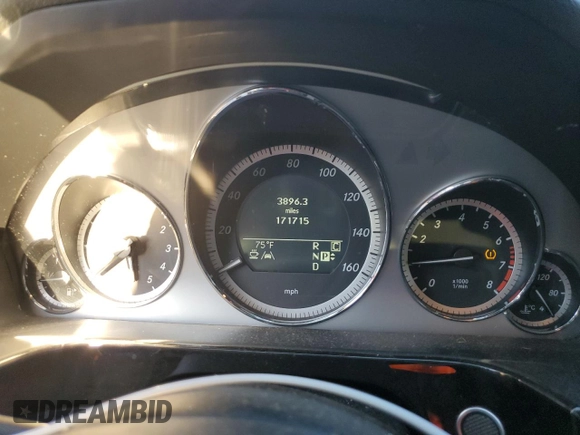 2010 Mercedes-Benz E 550 Luxury with VIN WDDHF7CB1AA212995, listed as a Copart auction lot 78572314 with 171,715 mi miles and Salvage Title. Bid and sale history available at DreamBid. Image 9.