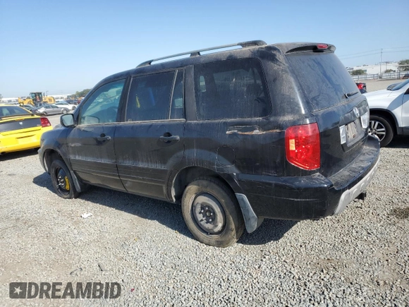 2005 Honda Pilot EX-L with VIN 2HKYF18565H550322, listed as a Copart auction lot 51981245 with 244,692 mi miles and Clean Title. Bid and sale history available at carsss.com. Image 2.