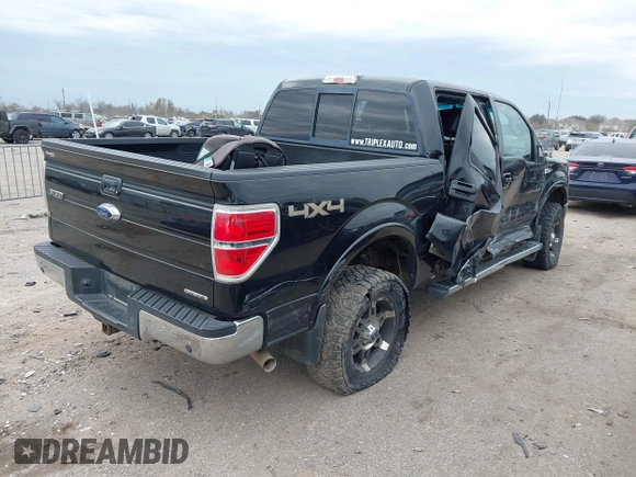 2012 Ford F-150 XL with VIN 1FTFW1EF3CFA13371, listed as a IAAI auction lot 41332160 with 1 mi miles. Bid and sale history available at carsss.com. Image 4.
