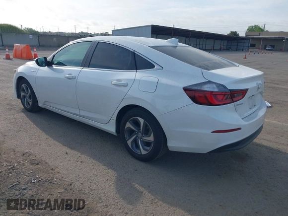 2019 Honda Insight EX with VIN 19XZE4F52KE029254, listed as a IAAI auction lot 42045653 with 75,420 mi miles and . Bid and sale history available at carsss.com. Image 3.