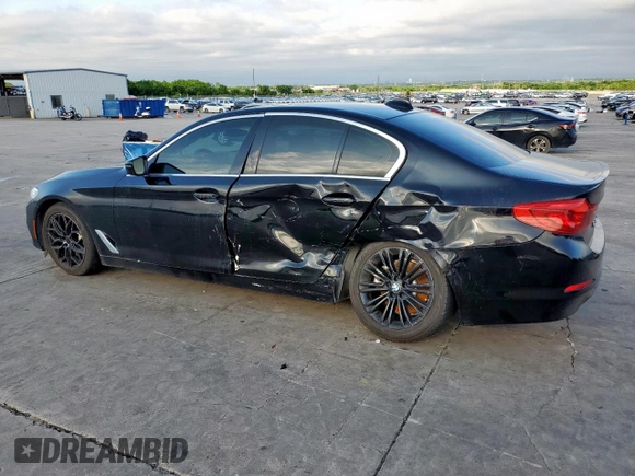 2017 BMW 5 Series 530i with VIN WBAJA5C35HG897952, listed as a Copart auction lot 55691385 with 135,869 mi miles and Salvage title. Bid and sale history available at DreamBid. Image 2.