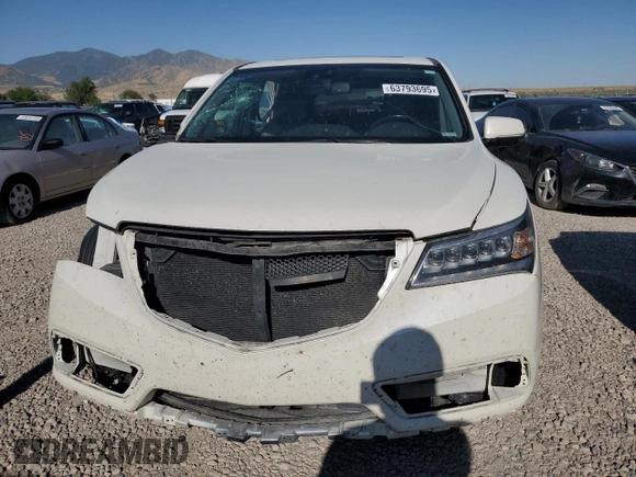 2015 Acura MDX Technology with VIN 5FRYD4H43FB007037, listed as a Copart auction lot 63793695 with 141,655 mi miles and Salvage title. Bid and sale history available at DreamBid. Image 5.
