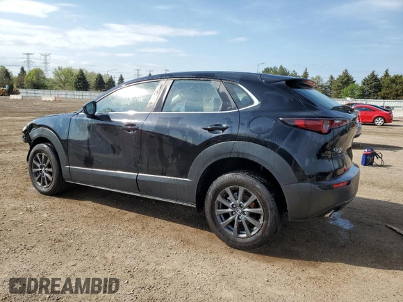 2024 Mazda CX-30 S with VIN 3MVDMBAM7RM673718, listed as a Copart auction lot 55478305 with 16,745 mi miles and Salvage title. Bid and sale history available at DreamBid. Image 2.