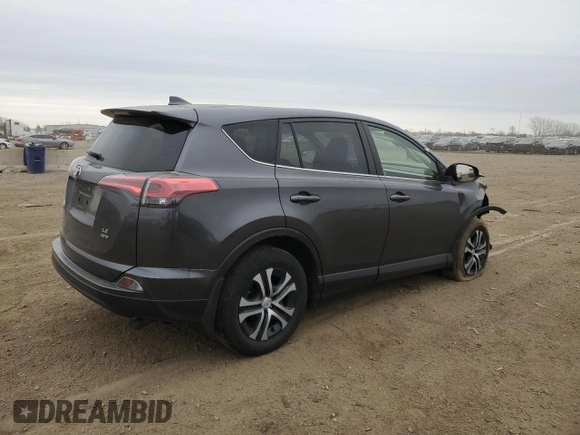 2018 Toyota RAV4 LE with VIN JTMBFREVXJJ226235, listed as a Copart auction lot 52299325 with 102,652 mi miles and Salvage Title. Bid and sale history available at carsss.com. Image 3.