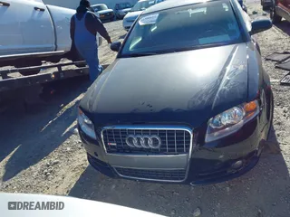 2008 Audi A4 2.0T with VIN WAUDF78E28A134584, listed as a IAAI auction lot 41300123 with 84,148 mi miles. Bid and sale history available at carsss.com. Image 12.