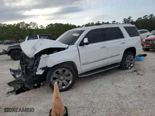 2016 Cadillac Escalade Luxury Collection with VIN 1GYS4BKJ9GR329391, listed as a Copart auction lot 79557564 with 94,624 mi miles and Salvage Title. Bid and sale history available at carsss.com. Image 1.