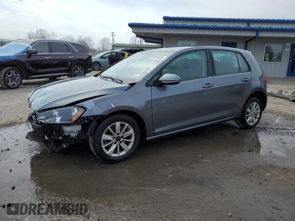 2015 Volkswagen Golf TSI S z VIN 3VW217AU1FM032510, wystawiony jako Copart lot #54254655 z przebiegiem 102 222 mil mil oraz Szkoda całkowita • Salvage title. Historia ofert i sprzedaży dostępna na DreamBid. Obrazek 1.