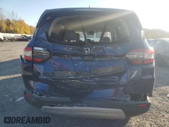 2023 Honda Pilot EX-L 7 Passenger with VIN 5FNYG1H58PB037488, listed as a Copart auction lot 76796464 with 25,427 mi miles and Salvage Title. Bid and sale history available at carsss.com. Image 6.