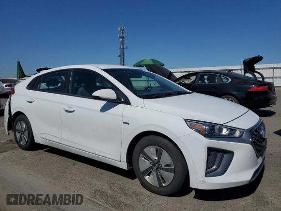 2020 Hyundai Ioniq Blue with VIN KMHC65LC8LU240520, listed as a Copart auction lot 61002695 with 75,405 mi miles and Salvage title. Bid and sale history available at DreamBid. Image 4.
