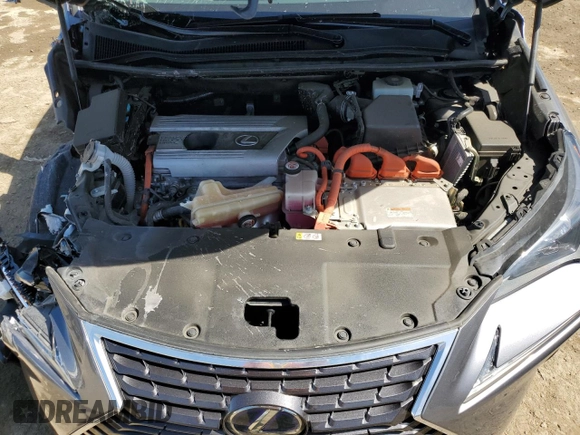 2019 Lexus NX 300h with VIN JTJBJRBZ1K2106287, listed as a Copart auction lot 50622065 with 56,259 mi miles and Salvage title. Bid and sale history available at DreamBid. Image 12.