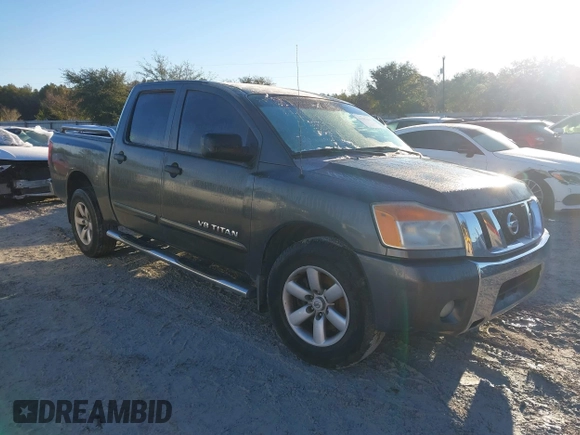 2011 Nissan Titan SV with VIN 1N6BA0ED1BN323008, listed as a IAAI auction lot 41307664 with 161,411 mi miles and . Bid and sale history available at DreamBid. Image 1.