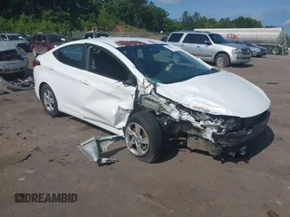 2014 Hyundai Elantra SE z VIN 5NPDH4AE5EH525528, wystawiony jako IAAI lot #42403819 z przebiegiem 153 726 mil mil oraz . Historia ofert i sprzedaży dostępna na DreamBid. Obrazek 1.