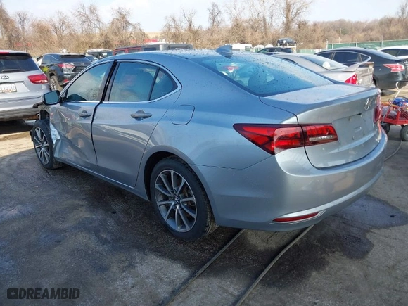 2017 Acura TLX V6 w/Technology Pkg with VIN 19UUB2F57HA002961, listed as a IAAI auction lot 41482815 with 55,528 mi miles. Bid and sale history available at carsss.com. Image 3.