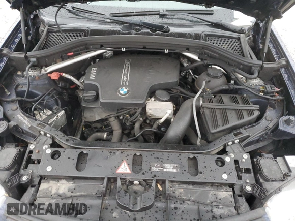 2014 BMW X3 xDrive28i with VIN 5UXWX9C50E0D34295, listed as a Copart auction lot 48472895 with 63,802 mi miles and Salvage Title. Bid and sale history available at DreamBid. Image 12.