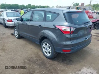2018 Ford Escape S with VIN 1FMCU0F7XJUA46298, listed as a IAAI auction lot 42441527 with 57,508 mi miles and . Bid and sale history available at DreamBid. Image 3.