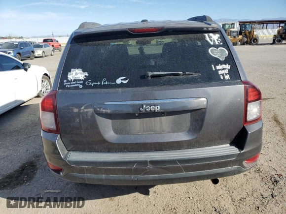 2017 Jeep Compass Sport with VIN 1C4NJCBA3HD147301, listed as a Copart auction lot 48399035 with 82,073 mi miles and Salvage title. Bid and sale history available at DreamBid. Image 6.
