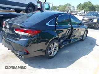 2018 Hyundai Sonata SEL with VIN 5NPE34AFXJH653446, listed as a IAAI auction lot 40011540 with 81,774 mi miles and . Bid and sale history available at DreamBid. Image 4.