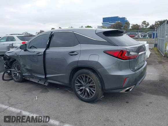 2016 Lexus RX 350 with VIN 2T2BZMCA7GC038203, listed as a IAAI auction lot 42106270 with 117,085 mi miles and . Bid and sale history available at DreamBid. Image 3.