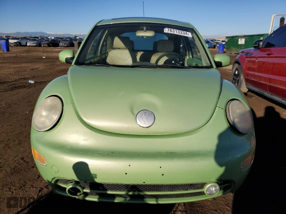 2005 Volkswagen New Beetle Coupe GLS with VIN 3VWCK31C05M417265, listed as a Copart auction lot 78313334 with 143,845 mi miles and Non Repairable. Bid and sale history available at carsss.com. Image 5.
