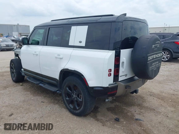 2023 Land Rover Defender X-Dynamic SE с VIN SALE27EUXP2114986, выставлен на аукционе IAAI как лот 42302857 с пробегом 29 384 миль миль и . История ставок и продаж доступна на DreamBid. Изображение 3.