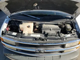 1999 Chevrolet Express with VIN 1GBFG15R5X1114149, listed as a Copart auction lot 81694184 with Not Provided miles and Salvage Title. Bid and sale history available at carsss.com. Image 12.