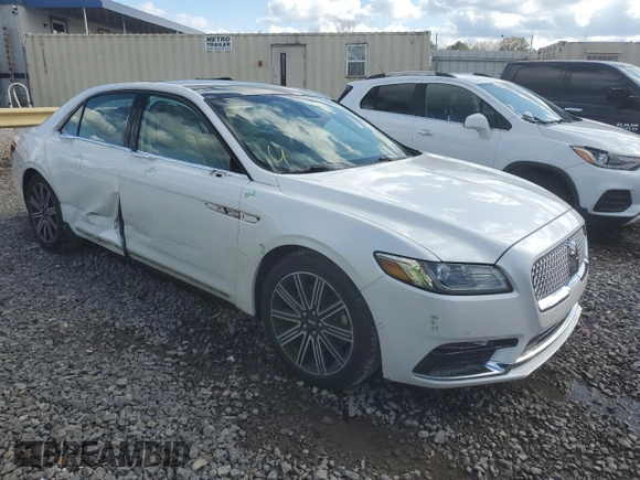 2017 Lincoln Continental Reserve with VIN 1LN6L9RP9H5609135, listed as a Copart auction lot 84870254 with 43,020 mi miles and Clean Title. Bid and sale history available at carsss.com. Image 4.