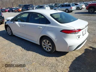 2020 Toyota Corolla LE with VIN JTDEPRAE8LJ103827, listed as a IAAI auction lot 41878687 with 92,584 mi miles and . Bid and sale history available at DreamBid. Image 3.