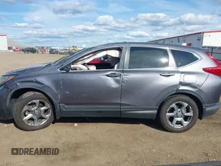 2018 Honda CR-V EX with VIN 2HKRW2H51JH664135, listed as a IAAI auction lot 42015075 with 94,996 mi miles. Bid and sale history available at carsss.com. Image 13.