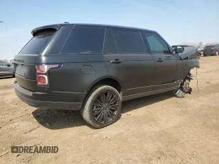 2018 Land Rover Range Rover with VIN SALGS5REXJA393675, listed as a Copart auction lot 54340625 with 94,674 mi miles and Salvage title. Bid and sale history available at DreamBid. Image 3.