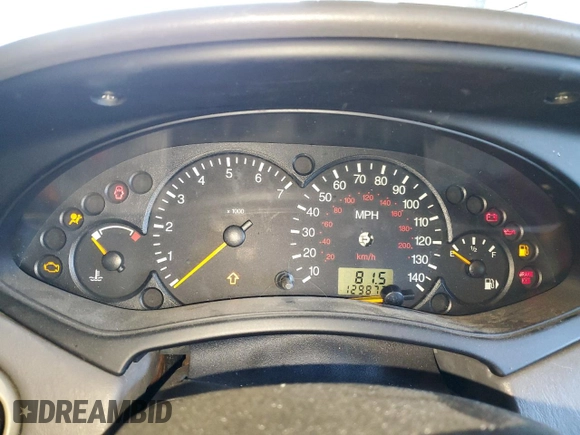 2004 Ford Focus ZX3 with VIN 3FAFP31Z44R127138, listed as a Copart auction lot 48397275 with 129,873 mi miles and Salvage title. Bid and sale history available at DreamBid. Image 9.