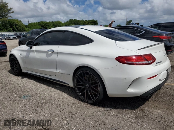 2017 Mercedes-Benz C 63 S AMG with VIN WDDWJ8HB9HF514455, listed as a Copart auction lot 59925904 with 57,638 mi miles and Salvage Title. Bid and sale history available at carsss.com. Image 2.