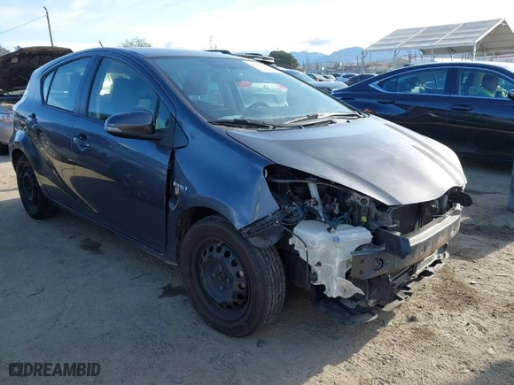 2012 Toyota Prius c One with VIN JTDKDTB34C1019896, listed as a IAAI auction lot 41938946 with 155,804 mi miles. Bid and sale history available at carsss.com. Image 1.