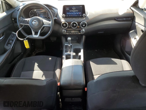 2022 Nissan Sentra SR with VIN 3N1AB8DV9NY256821, listed as a Copart auction lot 50524955 with 16,108 mi miles and Salvage Title. Bid and sale history available at carsss.com. Image 8.