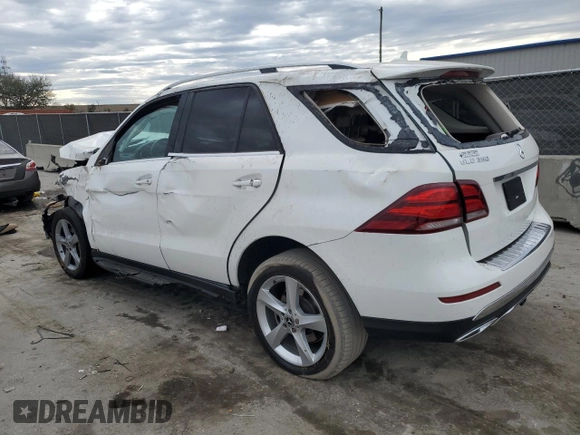 2018 Mercedes-Benz GLE 350 with VIN 4JGDA5JBXJB175529, listed as a Copart auction lot 89061665 with Not provided miles and Salvage title. Bid and sale history available at DreamBid. Image 2.