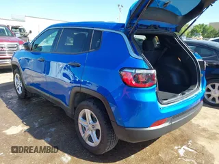 2023 Jeep Compass Sport with VIN 3C4NJDAN4PT557091, listed as a IAAI auction lot 42322265 with 8,742 mi miles and . Bid and sale history available at DreamBid. Image 3.
