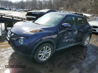 2016 Nissan Juke S with VIN JN8AF5MV2GT655411, listed as a Copart auction lot 46591855 with 73,823 mi miles and Salvage Title. Bid and sale history available at carsss.com. Image 1.